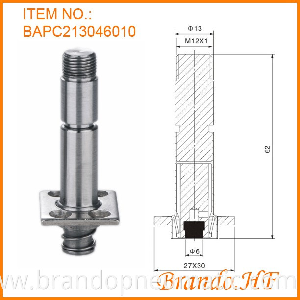 gearbox solenoid valve armature assembly